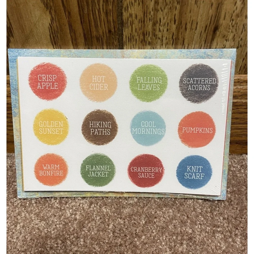 Creative Memories Autumn Cottage Variety Mat Pack 12 4.5x6.5 12 Double Sided 4x6